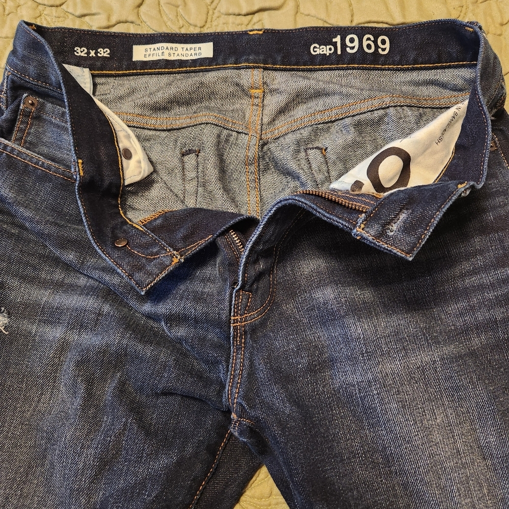 Gap 1969 mens standard straight jeans